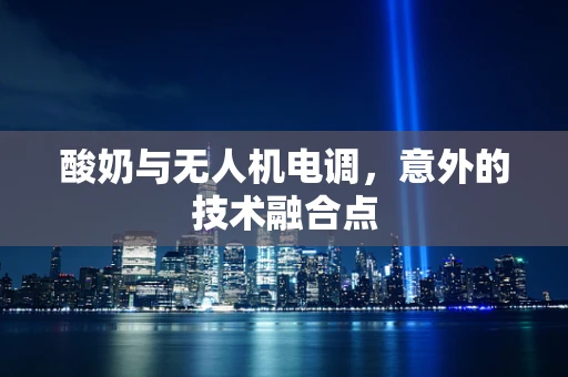 酸奶与无人机电调，意外的技术融合点