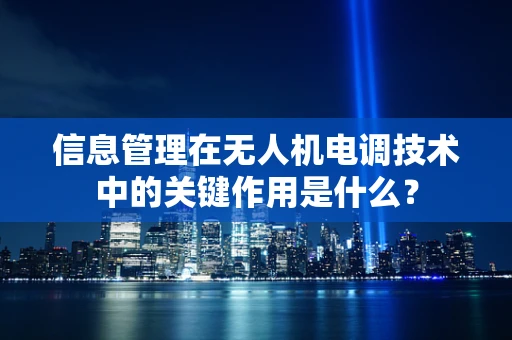 信息管理在无人机电调技术中的关键作用是什么？