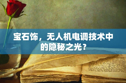 宝石饰，无人机电调技术中的隐秘之光？