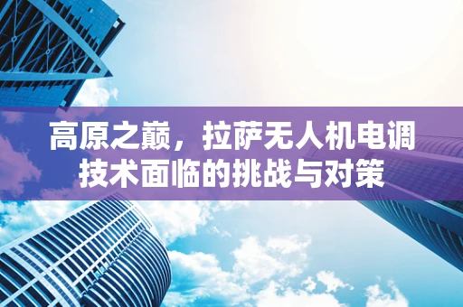 高原之巅，拉萨无人机电调技术面临的挑战与对策