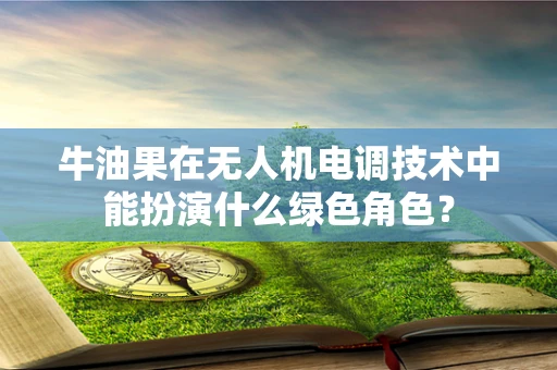 牛油果在无人机电调技术中能扮演什么绿色角色？