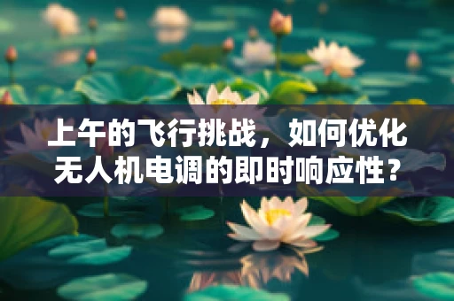 上午的飞行挑战，如何优化无人机电调的即时响应性？