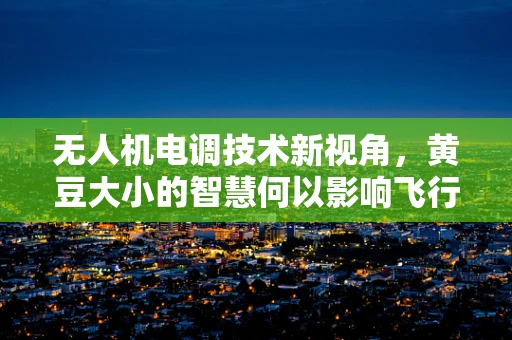 无人机电调技术新视角，黄豆大小的智慧何以影响飞行稳定？