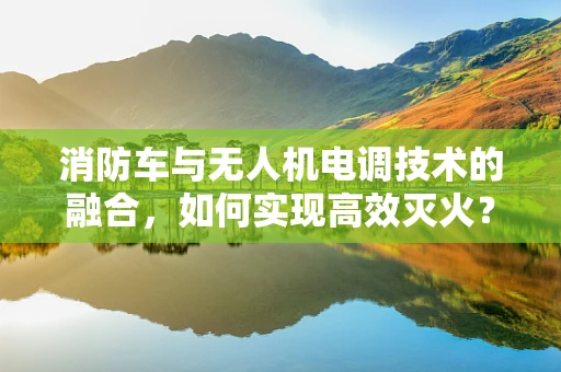 消防车与无人机电调技术的融合，如何实现高效灭火？