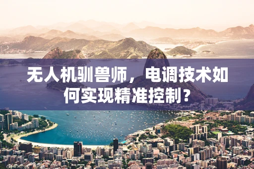无人机驯兽师，电调技术如何实现精准控制？