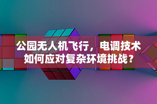 公园无人机飞行，电调技术如何应对复杂环境挑战？