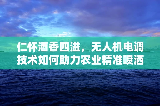 仁怀酒香四溢，无人机电调技术如何助力农业精准喷洒？