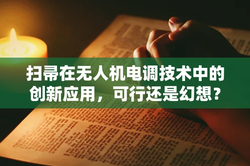 扫帚在无人机电调技术中的创新应用，可行还是幻想？
