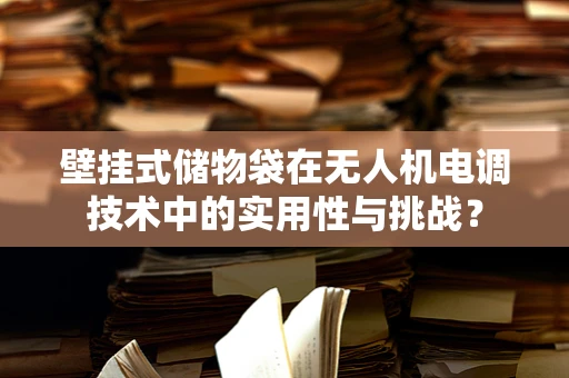 壁挂式储物袋在无人机电调技术中的实用性与挑战？