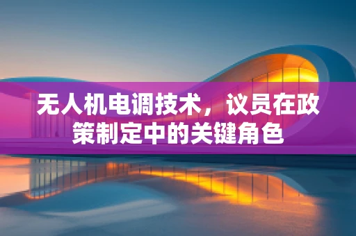 无人机电调技术，议员在政策制定中的关键角色