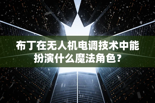 布丁在无人机电调技术中能扮演什么魔法角色？