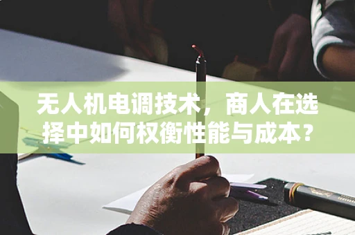 无人机电调技术，商人在选择中如何权衡性能与成本？