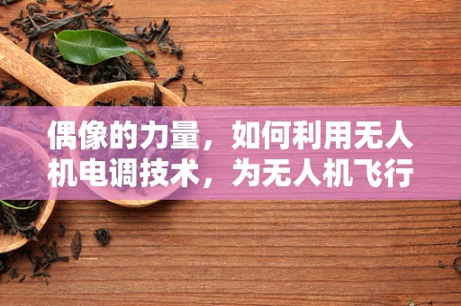 偶像的力量，如何利用无人机电调技术，为无人机飞行注入‘偶像’级精准与稳定性？