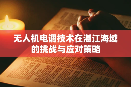 无人机电调技术在湛江海域的挑战与应对策略