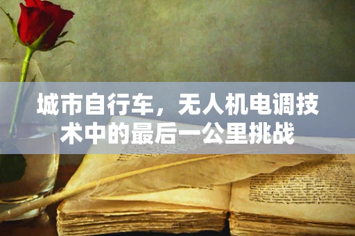 城市自行车，无人机电调技术中的最后一公里挑战