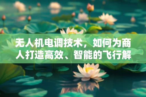 无人机电调技术，如何为商人打造高效、智能的飞行解决方案？