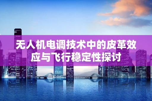 无人机电调技术中的皮革效应与飞行稳定性探讨