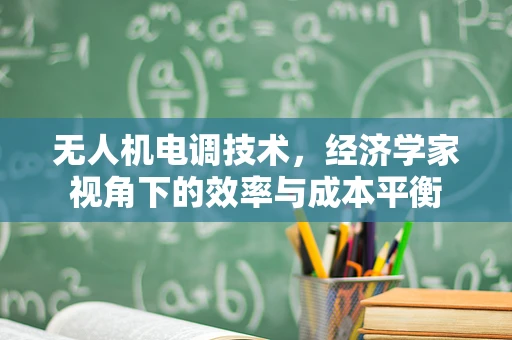 无人机电调技术，经济学家视角下的效率与成本平衡