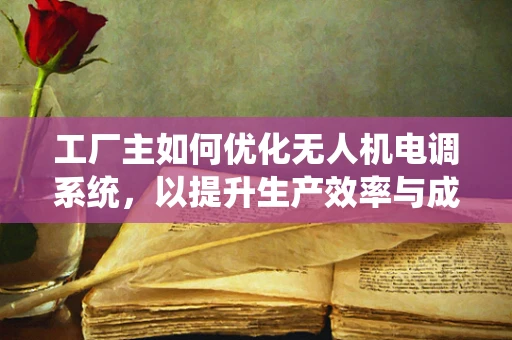 工厂主如何优化无人机电调系统，以提升生产效率与成本控制？