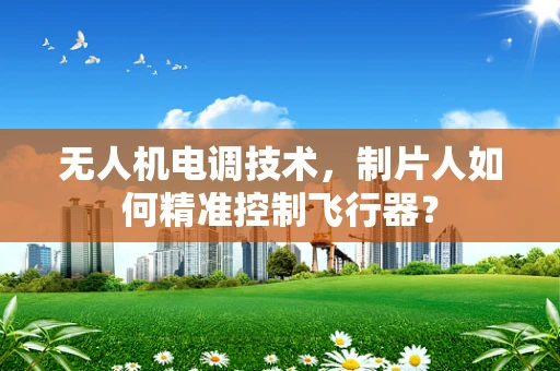无人机电调技术，制片人如何精准控制飞行器？