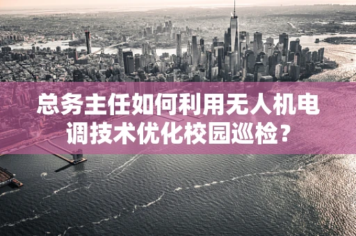 总务主任如何利用无人机电调技术优化校园巡检？