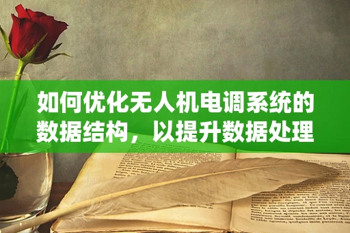 如何优化无人机电调系统的数据结构，以提升数据处理效率？