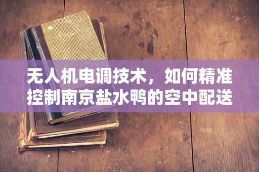 无人机电调技术，如何精准控制南京盐水鸭的空中配送？
