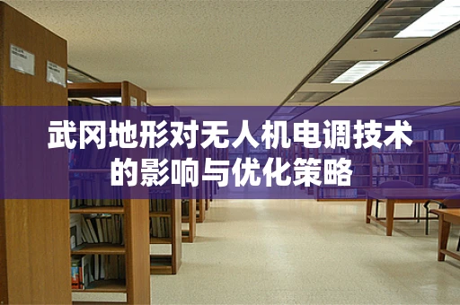 武冈地形对无人机电调技术的影响与优化策略
