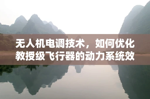 无人机电调技术，如何优化教授级飞行器的动力系统效率？