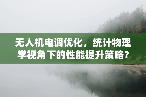 无人机电调优化，统计物理学视角下的性能提升策略？
