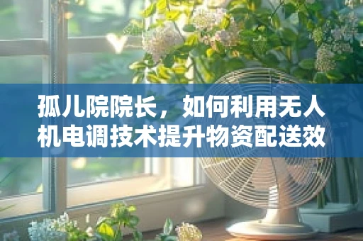 孤儿院院长，如何利用无人机电调技术提升物资配送效率？