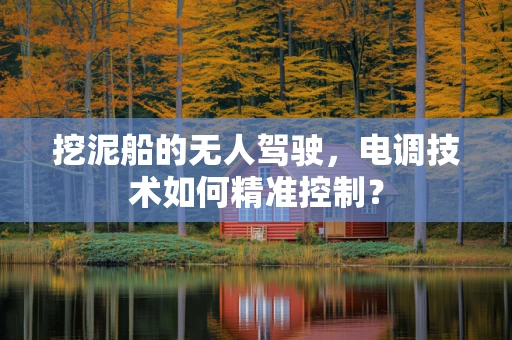 挖泥船的无人驾驶，电调技术如何精准控制？