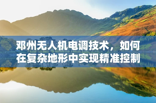 邓州无人机电调技术，如何在复杂地形中实现精准控制？