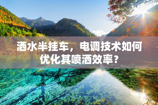 洒水半挂车，电调技术如何优化其喷洒效率？