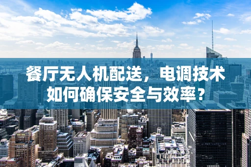 餐厅无人机配送，电调技术如何确保安全与效率？