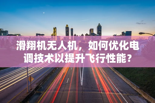 滑翔机无人机，如何优化电调技术以提升飞行性能？