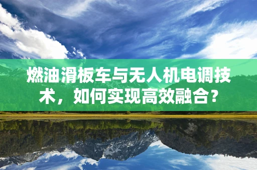 燃油滑板车与无人机电调技术，如何实现高效融合？