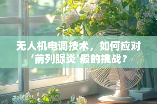 无人机电调技术，如何应对‘前列腺炎’般的挑战？